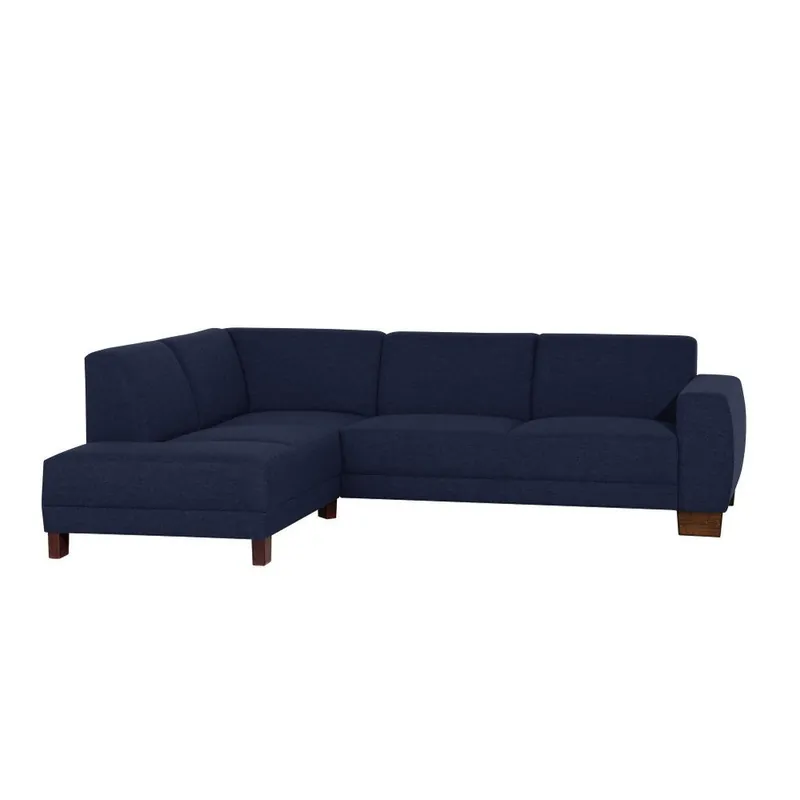 Ciemnoniebieska sofa narożna lewostronna Max Winzer Blackpool Bonami Kup teraz