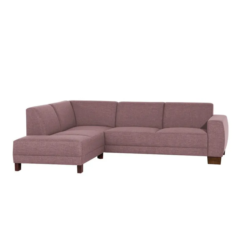 Różowa sofa narożna lewostronna Max Winzer Blackpool Bonami Ostatnie sztuki