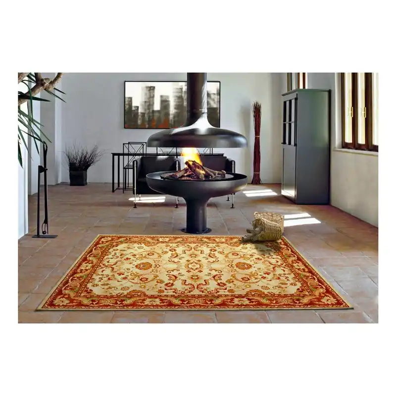 Rabat Pomarańczowo-beżowy dywan Universal Madras Beige, 133x190 cm Bonami