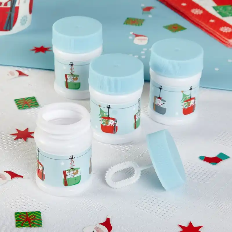 Bezpieczne zakupy Zestaw 6 zabawek do puszczania baniek mydlanych Neviti Festive Fun Bonami