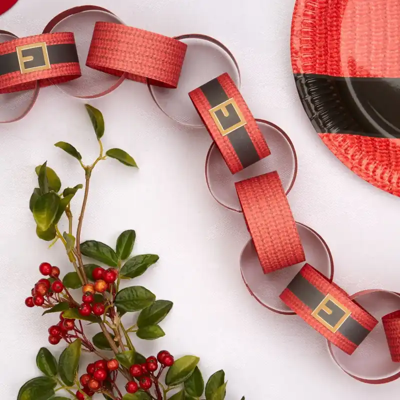 Papierowy łańcuch na choinkę Neviti Dear Santa Bonami Taniej