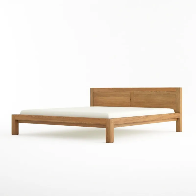 Łóżko dwuosobowe z litego drewna dębowego Javorina Direct, 180x200 cm Bonami Dostępne od ręki