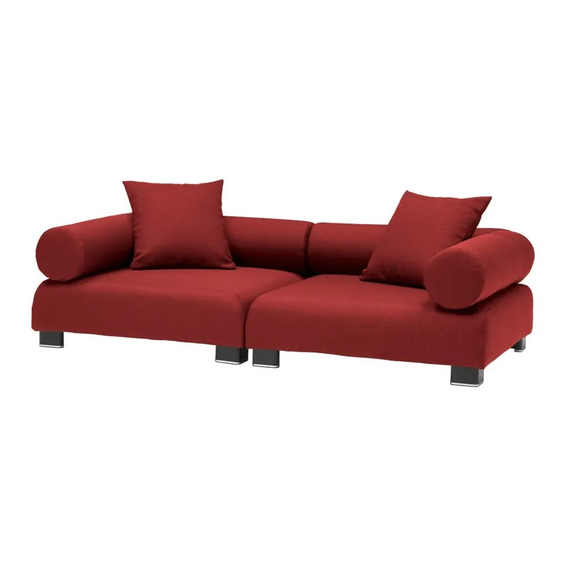 Czerwona sofa dwuczęściowa 13Casa Etna Bonami Rabat