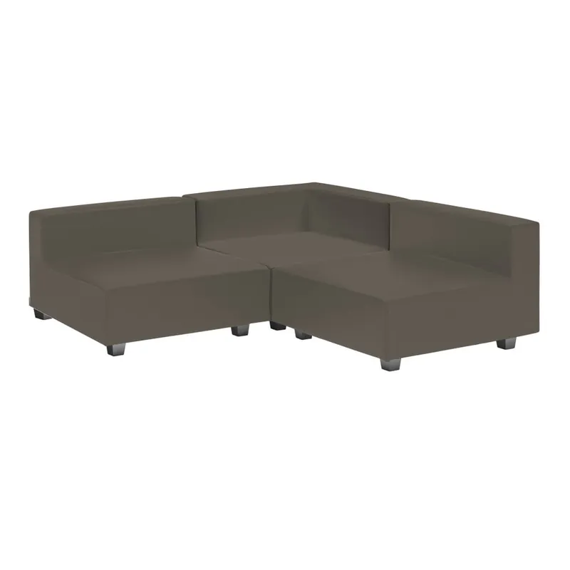 Super okazja Ciemnoszara sofa narożna trzyczęściowa 13Casa Silvia Bonami