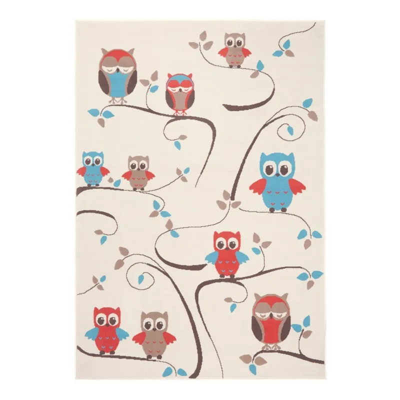 Nowość Czerwono-brązowy dywan dziecięcy koberec Zala Living Owl, 140x200 cm Bonami