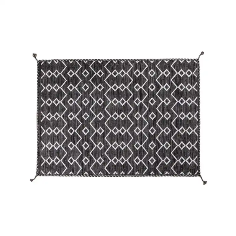 Czarno-biały dywan ręcznie tkany Navaei & Co Kilim Ethnic 304, 230x160 cm Bonami Bestseller