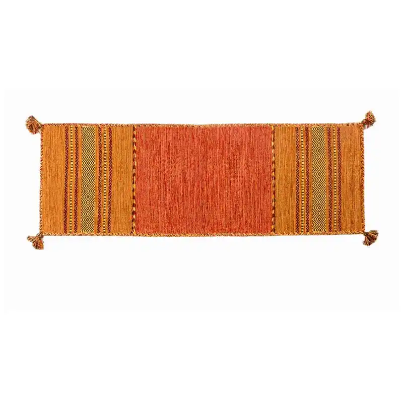 Tylko do końca tygodnia Pomarańczowy chodnik ręcznie tkany Navaei & Co Kilim Tribal 501, 240x60 cm Bonami