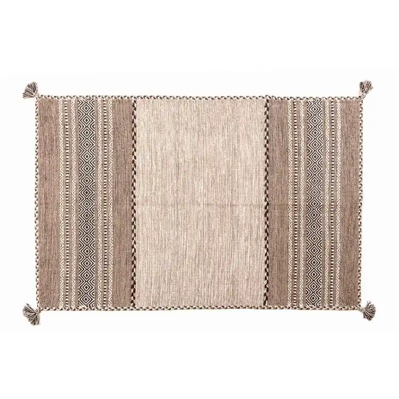 Beżowo-brązowy dywan ręcznie tkany Navaei & Co Kilim Tribal 705, 200x140 cm Bonami Hit sprzedaży