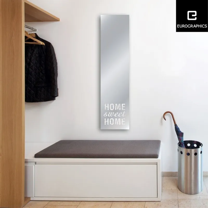 Hit sprzedaży Lustro Eurographics Home Sweet Home, 30x120 cm Bonami