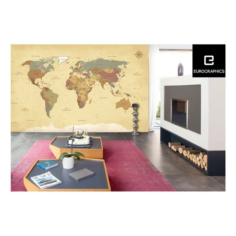 Hit sprzedaży Fototapeta Eurographics Earth Bonami