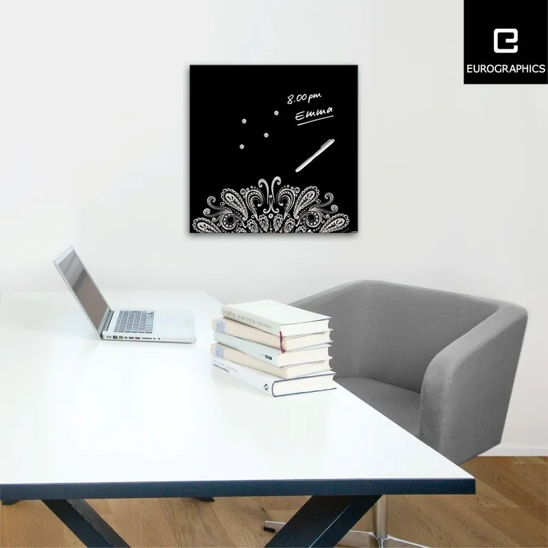 Nowość Tablica magnetyczna Eurographics Silver Ornament, 50x50 cm Bonami