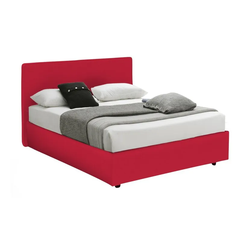 Czerwone łóżko jednoosobowe ze schowkiem 13Casa Ninfea, 120x190 cm Bonami Oferta czasowa