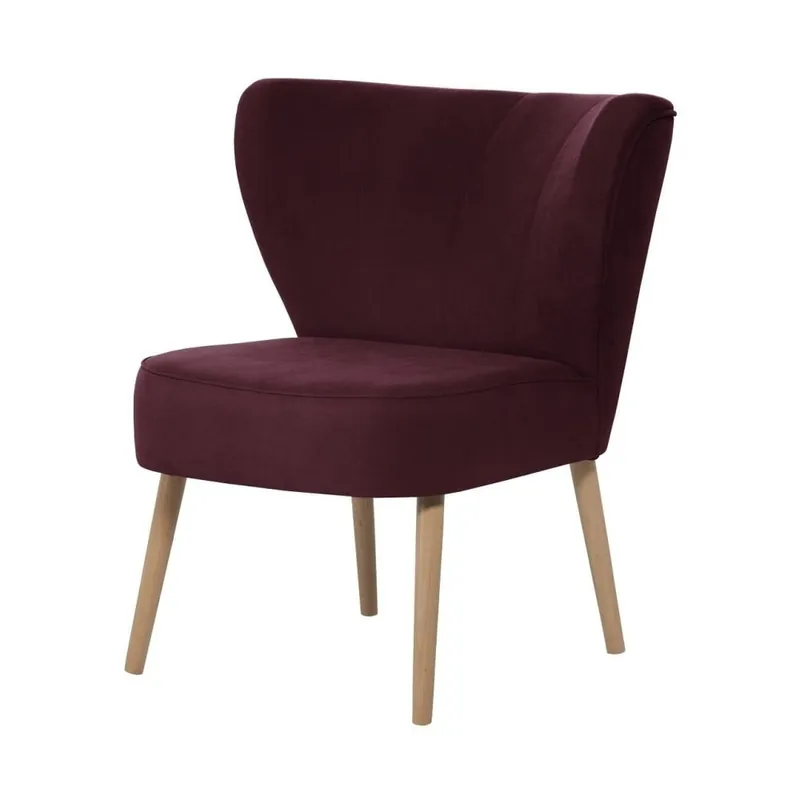 Bordowy fotel My Pop Design Hamilton Bonami Nie przegap