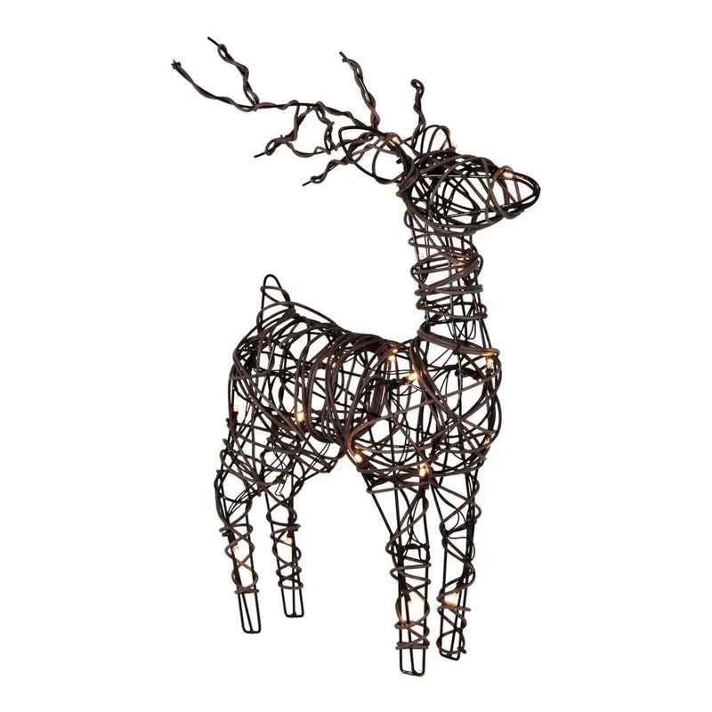 Szybka dostawa Dekoracja świetlna LED Best Season Silhouette Deer Rattan Bonami