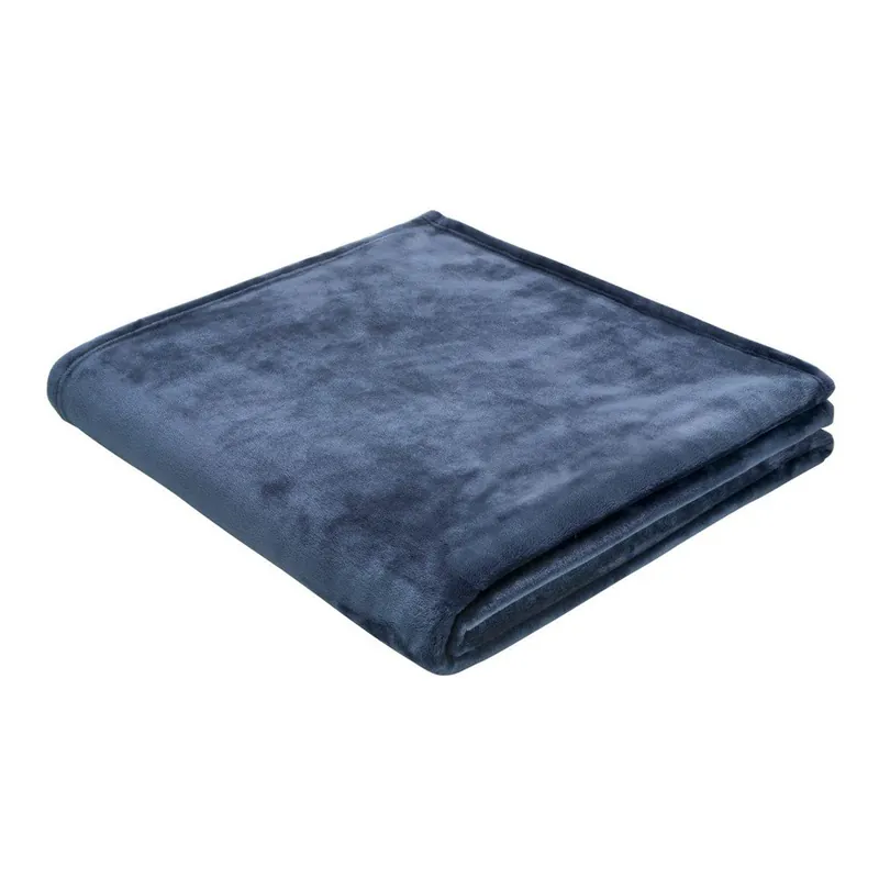 Najlepsza cena Narzuta Biederlack Uni Dunkelblau, 200x150 cm Bonami