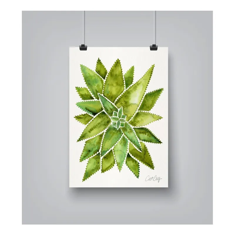 Plakat Americanflat Aloevera by Cat Coquillette, 30x42 cm Bonami Zamów teraz