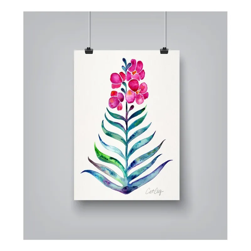 Plakat Americanflat Blooming Orchid by Cat Coquillette, 30x42 cm Bonami Tylko dziś
