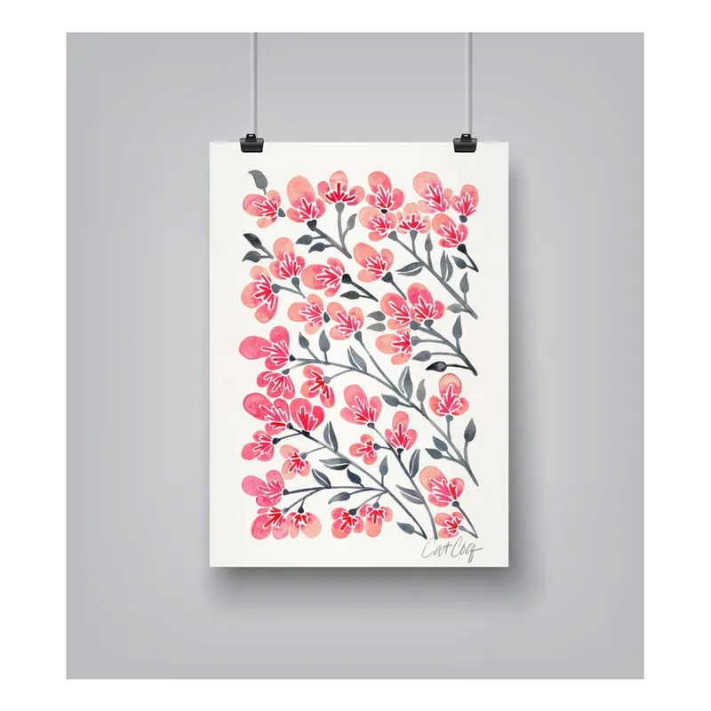 Tani Plakat Americanflat Cherry Blossoms by Cat Coquillette, 30x42 cm Bonami