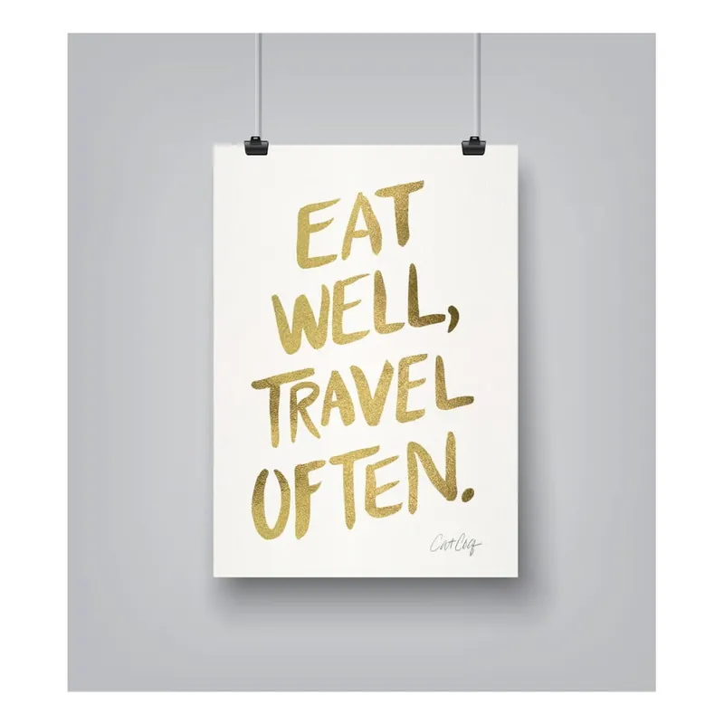 Wyjątkowa oferta Plakat Americanflat Travel Often by Cat Coquillette, 30x42 cm Bonami