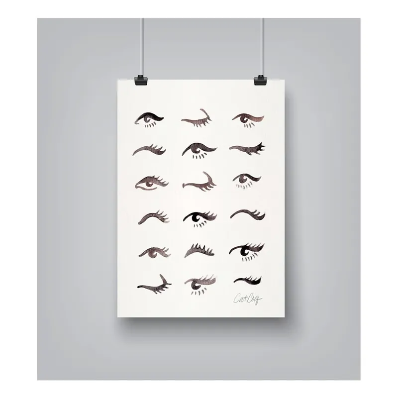 Darmowy zwrot Plakat Americanflat Mascara by Cat Coquillette, 30x42 cm Bonami