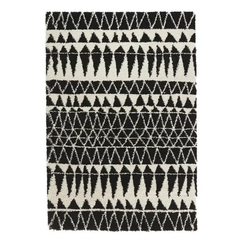 Czarno-biały dywan Mint Rugs Allure Black, 200x290 cm Bonami Nowość