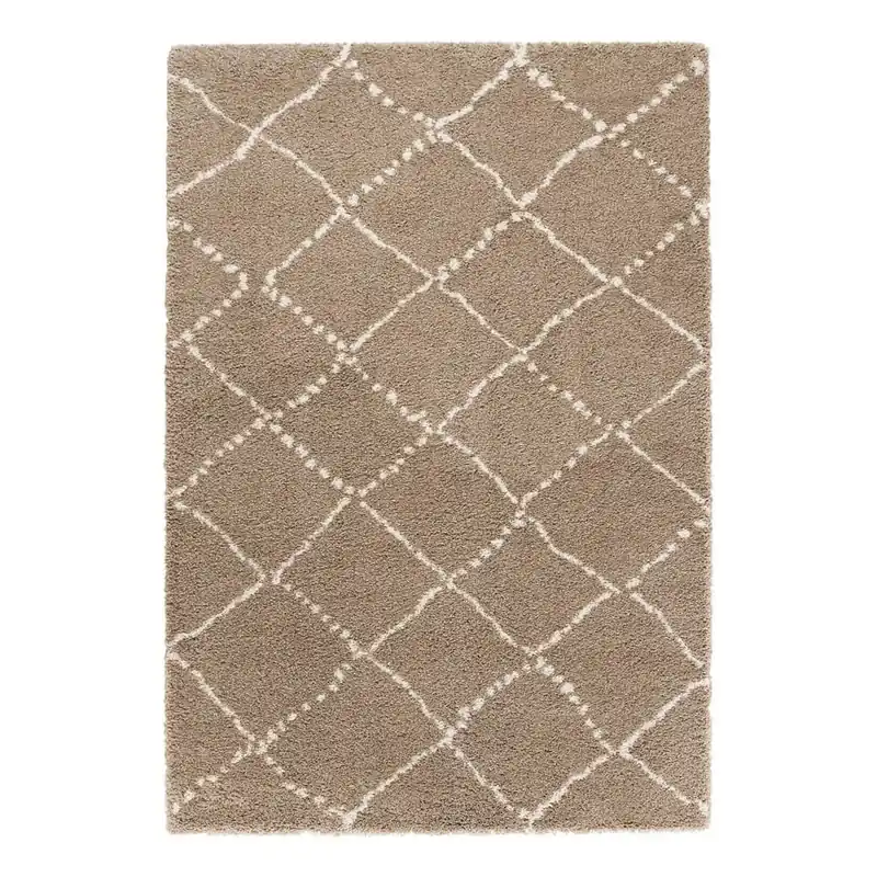 Brązowy dywan Mint Rugs Allure Ronno Brown Creme, 80x150 cm Bonami Ekspresowa dostawa