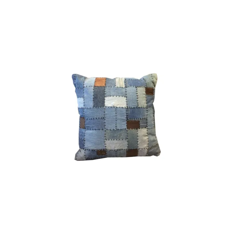 Poduszka z dżinsu z recyklingu Fuhrhome Miami, 45x45 cm Bonami Szybka dostawa