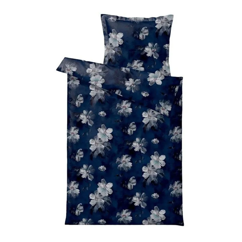 Cena promocyjna Ciemnoniebieska pościel Södahl Vintage Bloom, 140x200 cm Bonami