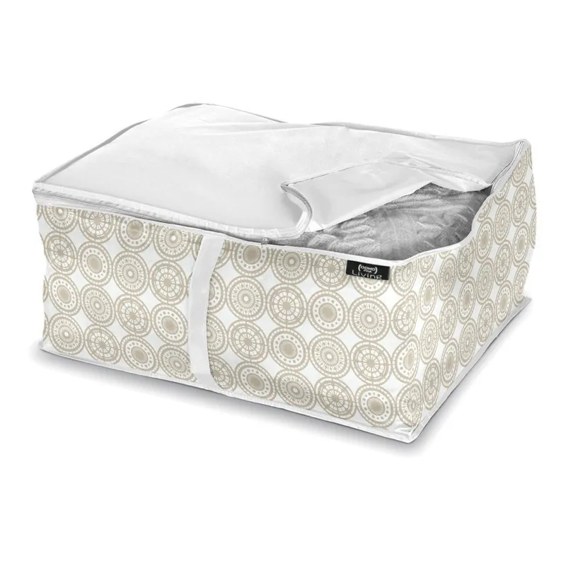 Szybka dostawa Beżowy pokrowiec na kołdrę Domopak Living Ella, dł. 55 cm Bonami