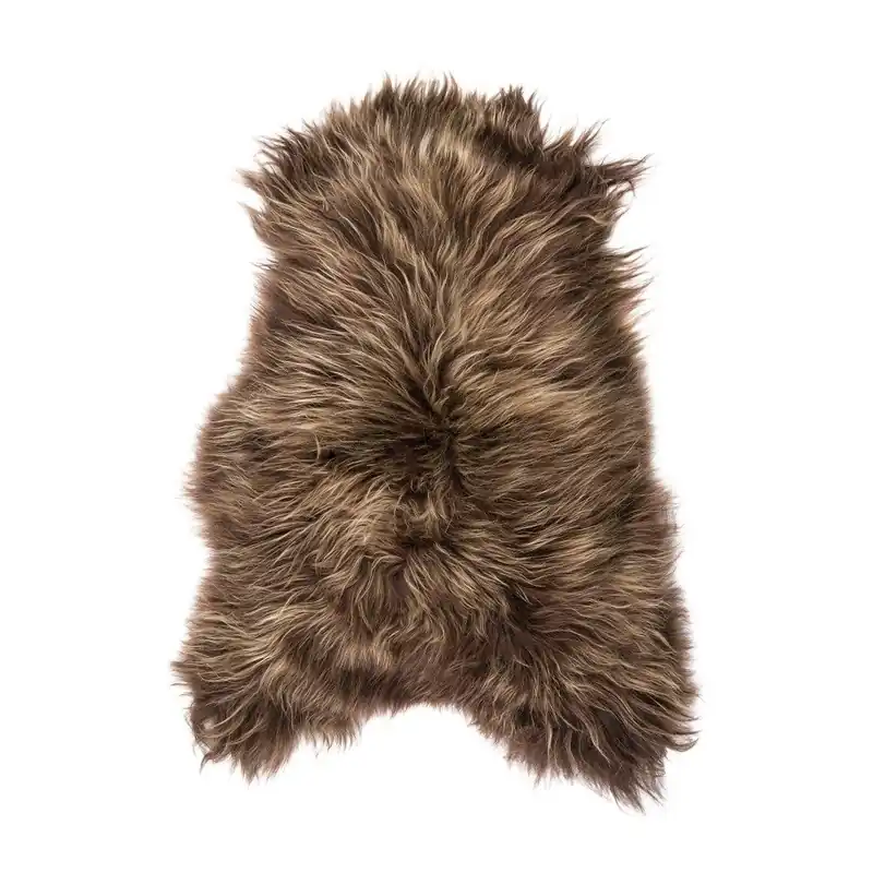 Bestseller Brązowy futrzany dywan z owczej skóry z długim włosiem Arctic Fur Chesto, 90x50 cm Bonami