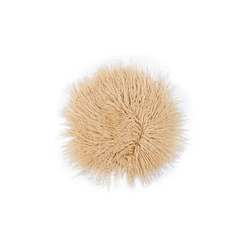 Beżowa poduszka na krzesło Arctic Fur Tibetan, 35x35 cm Bonami Zniżka