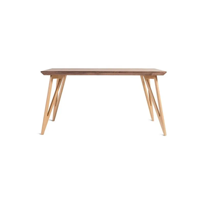 Oferta Stół z litego drewna jesionowego Charlie Pommier Triangle, 160x80 cm Bonami