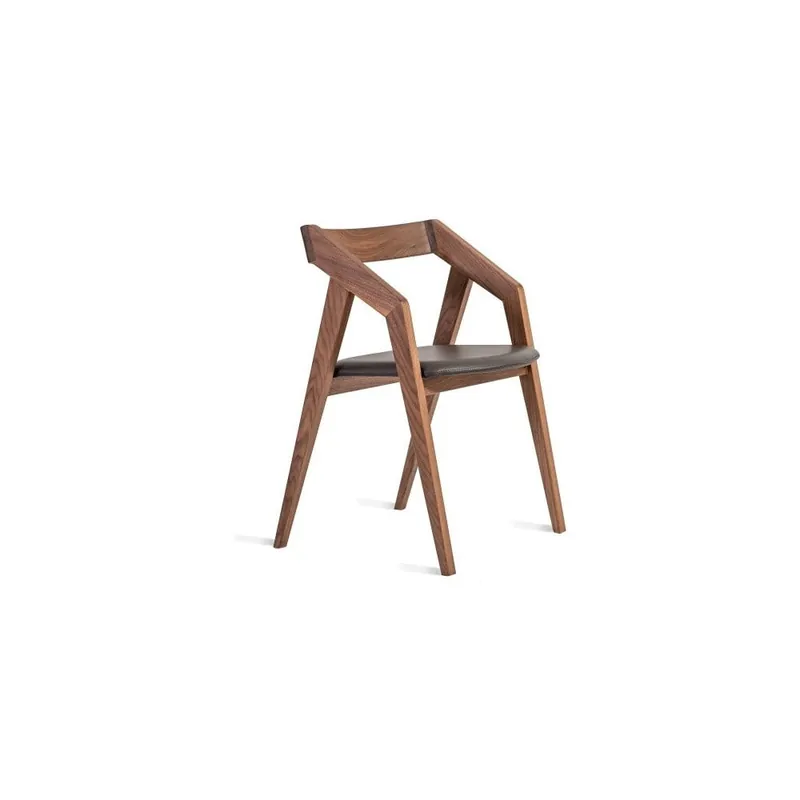 Krzesło z litego drewna orzechowego Charlie Pommier Visionnaire Bonami Oferta