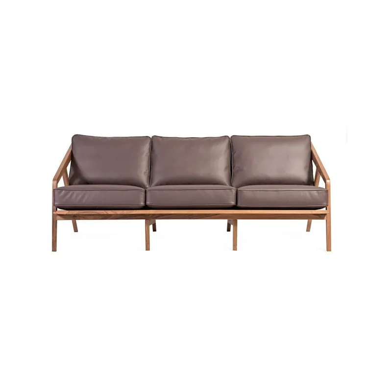 Brązowa sofa 3-osobowa Charlie Pommier Serious Bonami Ograniczona ilość