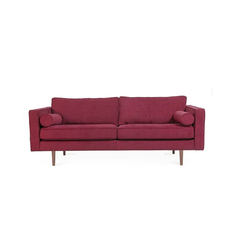 Bezpieczne zakupy Czerwona sofa 2-osobowa Charlie Pommier Cavalier Bonami