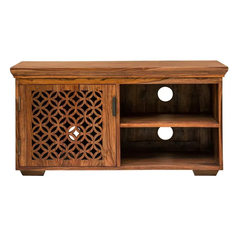 Szafka pod TV z litego drewna palisandru Massive Home Rosie, dł. 115 cm Bonami Zamów teraz