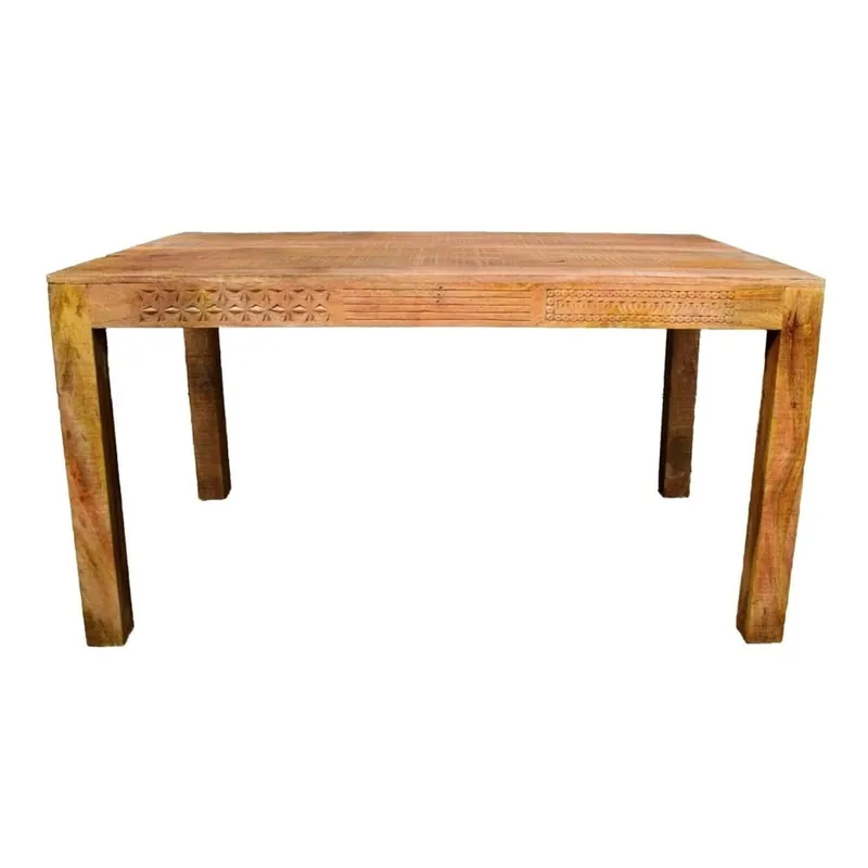 Stół z litego drewna mango Massive Home Ella, 90x140 cm Bonami Premium