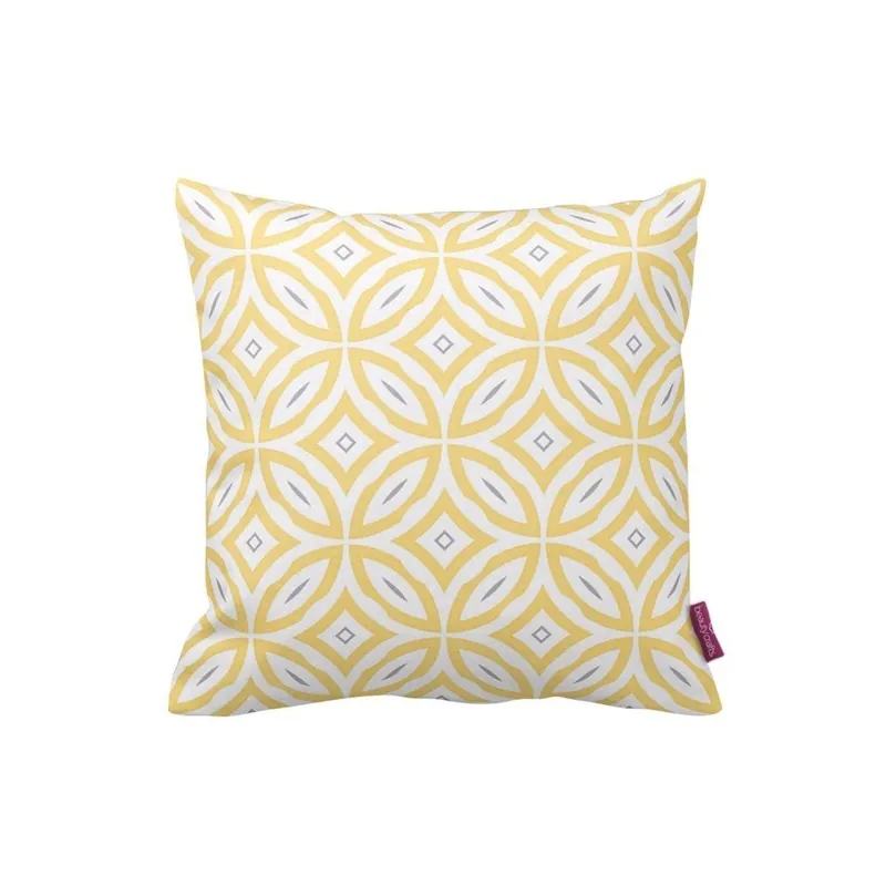 Jasnożółta poduszka Homemania Aristo, 43x43 cm Bonami Ograniczona ilość