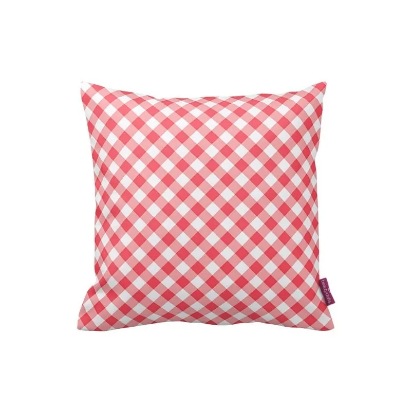 Nowość Czerwono-biała poduszka Homemania Kitchen Stripes, 43x43 cm Bonami