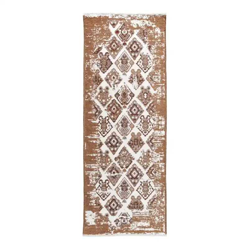 Biało-brązowy dywan dwustronny Homemania Halimod, 77x200 cm Bonami Dodaj do koszyka