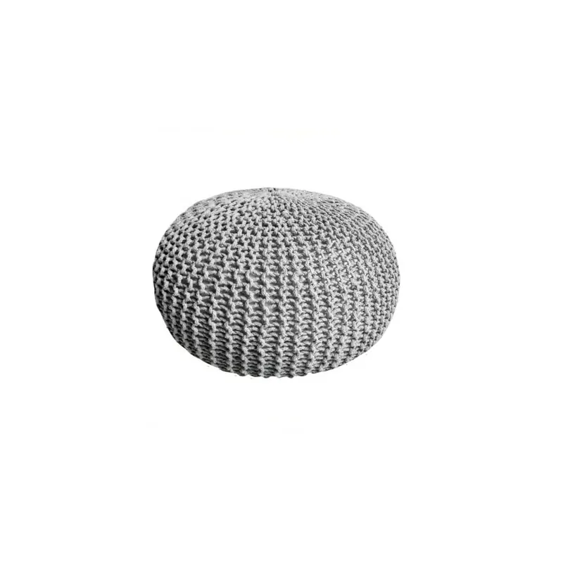Szary puf Homemania Dedalo, ⌀ 50 cm Bonami Obniżka ceny