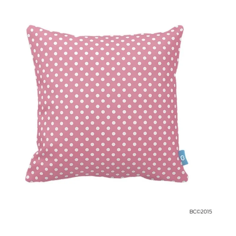 Ograniczona ilość Różowa poduszka w białe kropki Homemania Dots, 43x43 cm Bonami
