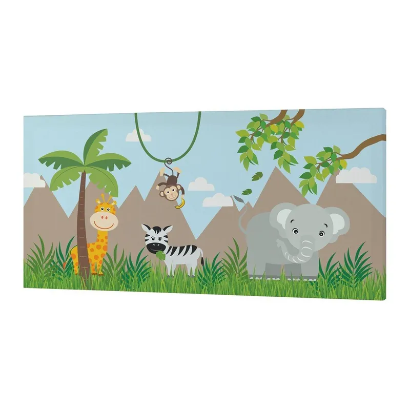 Wysoka jakość Obraz Little W Jungle, 27x54 cm Bonami