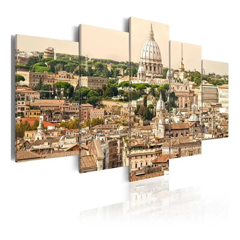 Oferta Obraz na płótnie Artgeist Roofs, 100x50 cm Bonami