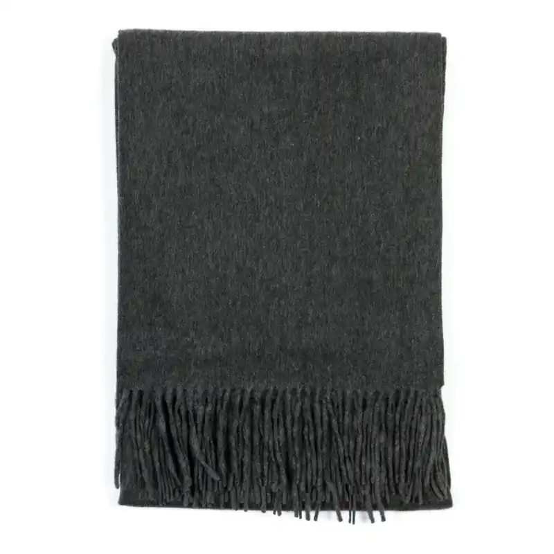 Nowość Ciemnoszary szal kaszmirowy Bel cashmere Lea, 200x70 cm Bonami