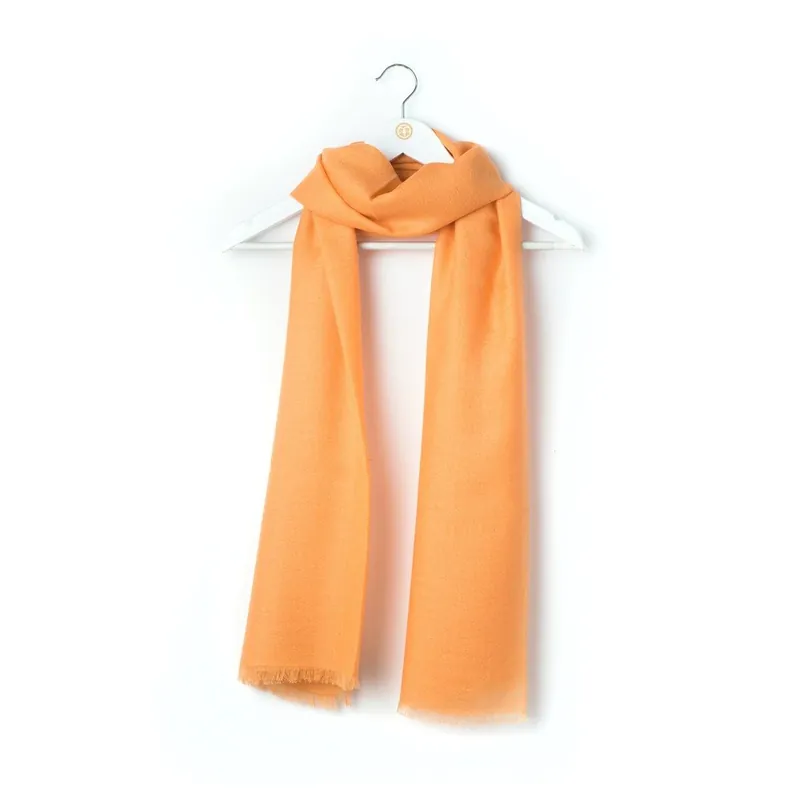 Pomarańczowy szal kaszmirowy Bel cashmere Julia, 200x67 cm Bonami Ostatnia szansa
