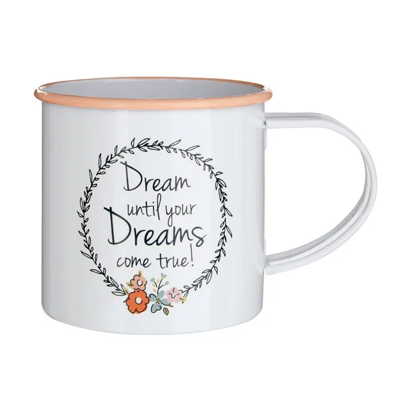Nie przegap Kubek emaliowany Premier Housewares Pretty Things, 350 ml Bonami