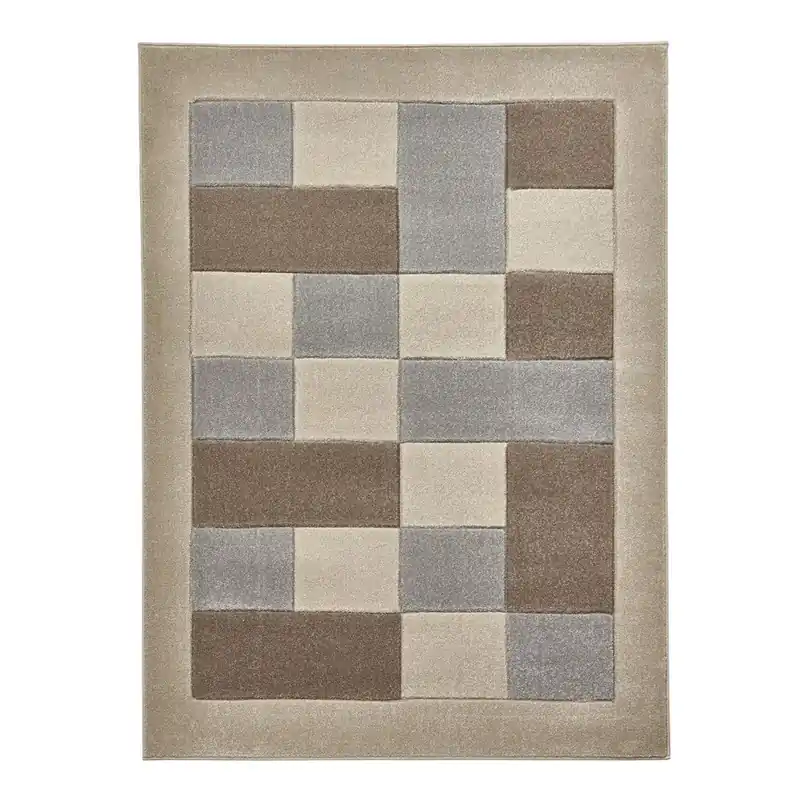 Beżowo-szary dywan Think Rugs Matrix, 60x120 cm Bonami Okazja
