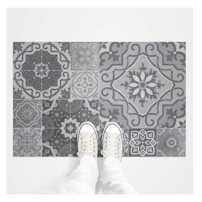 Wodoodporna naklejka na podłogę Ambiance Grey Stones, 90x60 cm Bonami Hit sprzedaży