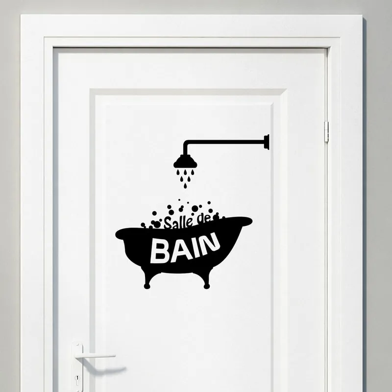 Dostępne od ręki Naklejka Ambiance Salle de Bain Bonami